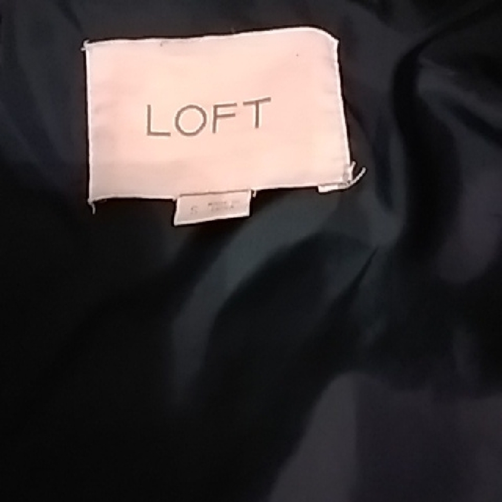LOFT Deep Green Puffer Jacket - Picture 6 of 7